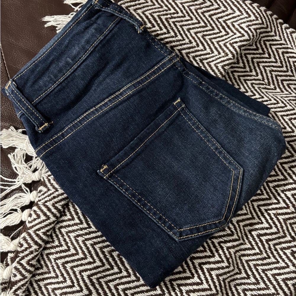 Fashion Nova Dark Blue Denim Jeans